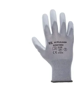Kramp - KG0100209P120 - Handschuhe Grau Nylon/Polyester Groesse 9/L Protect By Kramp