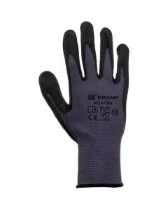 Kramp - KG0100410 - Arbeitshandschuhe Graue Nylonhandschuhe 25,5 Cm Lang Groesse 10/XL Protect By Kramp