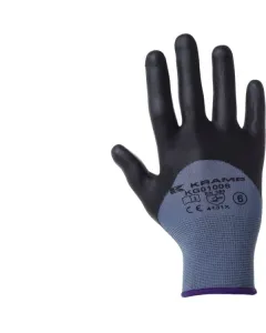 Kramp - KG0100806 - Blaue Arbeitshandschuhe aus Nylon, 21,5 cm Lang, Groesse 6/XS Protect by Kramp