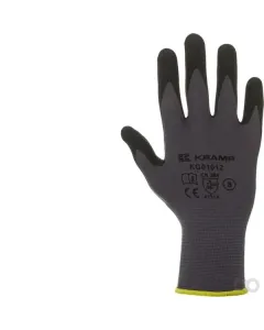 Kramp - KG0101209 - Graue Nylon-Arbeitshandschuhe 25 cm Lang, Groesse 9/L Protect by Kramp