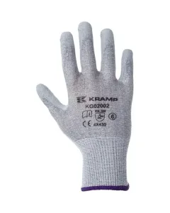 Kramp - KG0200211 - Arbeitshandschuhe Grau Halbgepolstert 27 cm Lang, Groesse 11/2XL Protect by Kramp