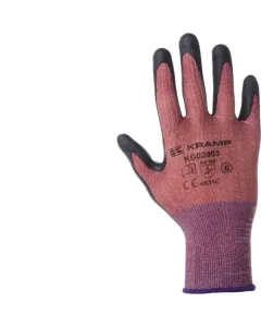 Kramp - KG0200310 - Arbeitshandschuhe Rot Halbgepolstert 25,5 cm Lang, Groesse 10/XL Protect by Kramp