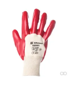 Kramp - KG0300110 - Arbeitshandschuhe aus Rotem Baumwollstoff Groesse 10/XL Protect by Kramp