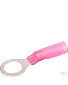 Kramp - KK2005158 - Ringkabelschuh, Rot, 0,5-1,5mm² 38mm Diameter 8mm (25x), Kramp