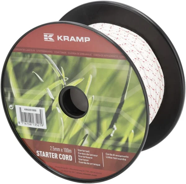 Kramp - KR0251000 - Starterkordel 2,5 mm x 100 m Weiss