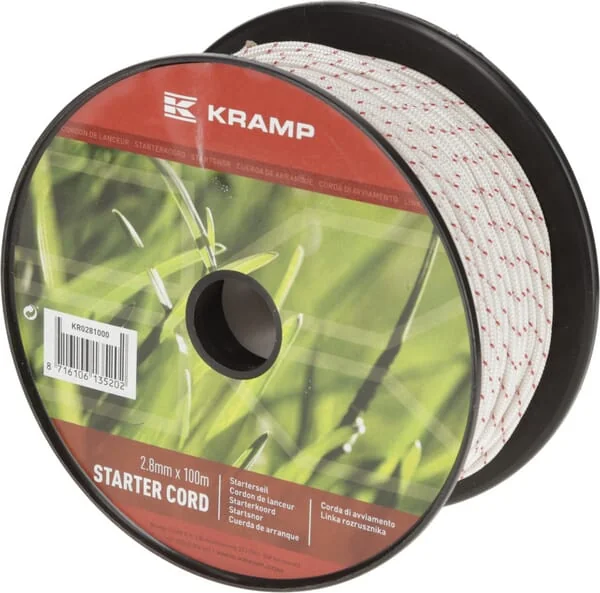 Kramp - KR0281000 - Starterkordel 2,8 mm x 100 m Weiss