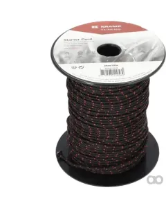 Kramp - KR0301000B - Starterkordel 3,0 mm x 100 m Schwarz