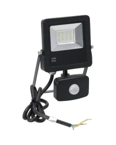 Kramp - KRFL10865SBK - LED-Flutlicht 10W 6500K Sensor