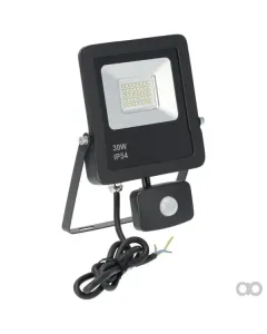 Kramp - KRFL30840SBK - LED-Flutlicht 30W 4000K Sensor