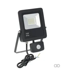 Kramp - KRFL30865SBK - LED-Flutlicht 30W 6500K Sensor