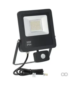Kramp - KRFL50830SBK - LED-Flutlicht 50W 3000K Sensor