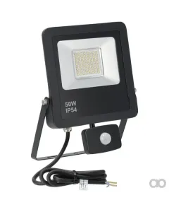 Kramp - KRFL50865SBK - LED-Flutlicht 50W 6500K Sensor