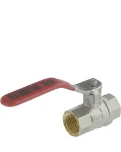 Kramp - KS12FKR - Kugelhahn BSP 2x Innengewinde 1/2" + Edelstahlgriff
