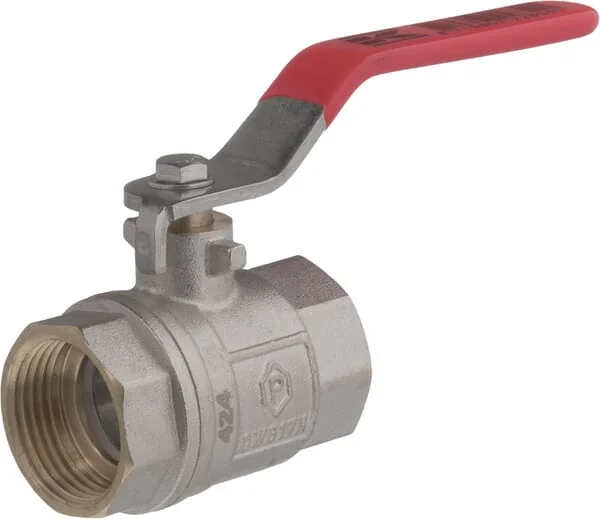 Kramp - KS1FKR - Kugelhahn BSP 2x Innengewinde 1" + Edelstahlgriff