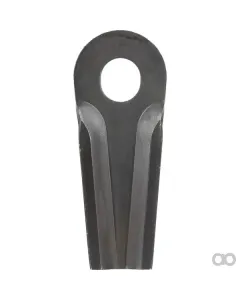 Kramp - KT5611030001KR - Mähwerk-Messer Links/Rechts 128x50mm, 35x4 mm, Ovale Bohrung 23,0x20,5 mm Geeignet Für Taarup, 25 Stück