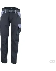 Kramp - KW102030089134 - Arbeitshosen, Unisex, 5XL, W48-52", Schwarz-Grau, Kramp Original