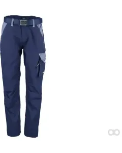 Kramp - KW102030091075 - Arbeitshosen, Unisex, 2XS, W26-30", Blau-Grau, Kramp Original