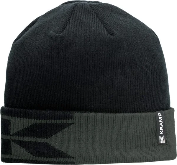 Kramp - KW119670089 - Gestrickte Mütze Schwarz-Grau