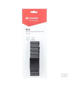 Kramp - KW209930089135 - Guertel Kramp 135 cm, Schwarz-Grau