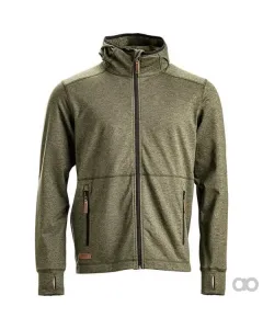 Kramp - KW5011201802066 - Fleecejacke Mit Reissverschluss Und Kapuze Herren Oliv 4XL