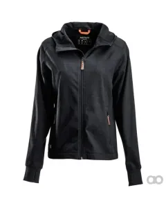 Kramp - KW5011301811060 - Fleecejacke Mit Reissverschluss Und Kapuze Damen Dunkelgrau 2XL