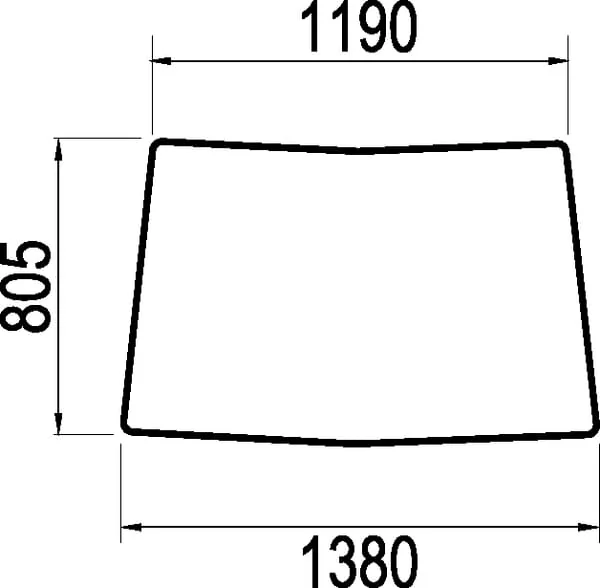 Kramp - L112972N - Windschutzscheibe