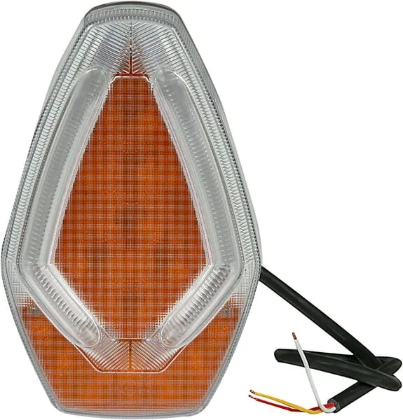 Kramp - L261631 - Richtungs- Und Standlicht LED, Vorne 12V, Gelb/Weiß, Aufschraubbar Kramp