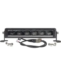 Kramp - LA10320 - LED-Leuchte, 72W, 3900lm, Rechteckig, 12/48V, Weiß, 306x90x57mm, Deutsch 3-Polig, Tagfahr-/Abblendlicht Kramp – Vorne