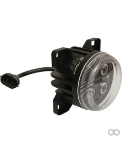 Kramp - LA10447SP - Arbeits-LED-Leuchte, 40W, 4000lm, Rund, 10/30V, Diameter 90mm, H11/Deutsch-Stecker, Gerichteter Strahl, 4 LED Diodes Kramp