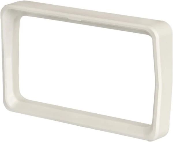 Kramp - LA104WFR - Rahmen für Arbeitsleuchte, Rechteckig, Weiss, 158x23x95mm