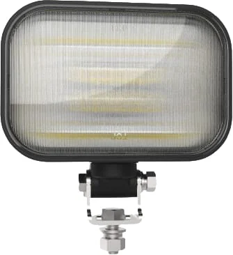 Kramp - LA10556 - Arbeitsleuchte LED, 30W, 4200lm, Rechteckig, 10-30V, Weiss, Flutlicht, Deutsch+ITT-Stecker, 30 LEDS