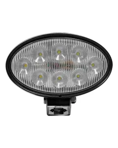 Kramp - LA10558SP - Arbeitsleuchte LED, 56W, 5320lm, Oval, 10/30V, 160x129x68mm, Deutsch-Stecker, Gerichteter Strahl, 8 LEDS