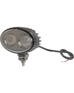 Kramp - LA10601 - Sicherheitsleuchte LED, Blau, 10W, 250lm, Oval, 10-80V, Spot, 2 LEDS – Hinten