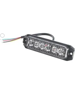 Kramp - LA20077W - Blitzleuchte 6 LED Weiss – Vorne