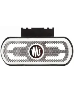 Kramp - LA30080 - Kennzeichenleuchte LED, Weiss, Rechteckig, 12-24V, 133.8x53x25mm, Safety Line
