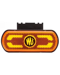 Kramp - LA30082 - Kennzeichenleuchte LED, Gelb, Rechteckig, 12-24V, 133.8x53x25mm, Safety Line