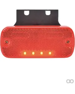 Kramp - LA30102 - Kennzeichenleuchte LED, Rechteckig, 12-24V, 105.4x45x11.8mm
