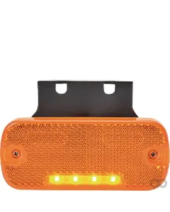 Kramp - LA30104 - Kennzeichenleuchte LED, Rechteckig, 12-24V, 105.4x45x11.8mm