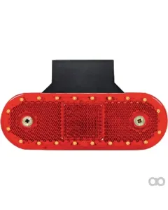Kramp - LA30115 - Markierungsleuchte LED, Rechteckig, 12-24V, 114x40x25mm