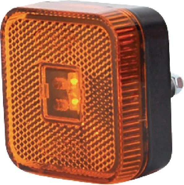 Kramp - LA30122 - Markierungsleuchte LED, Quadratisch, 12-24V, 65x65x28mm