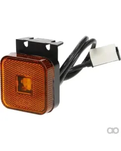Kramp - LA30123 - Markierungsleuchte LED, Quadratisch, 12-24V, 65x65x28mm, Jaeger