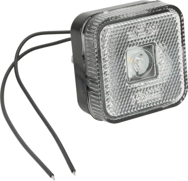Kramp - LA30137 - Markierungsleuchte LED, Quadratisch, 12-24V, 65x65x28mm