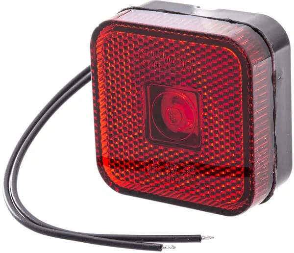 Kramp - LA30139 - Markierungsleuchte LED, Quadratisch, 12-24V, 65x65x28mm