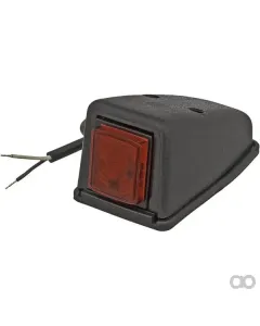 Kramp - LA30153 - Markierungsleuchte LED, 0.5/1W, Quadratisch, 12/24V, Rot, 100x53x46mm, 3 LEDs