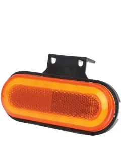 Kramp - LA30154IND - Markierungsleuchte LED, Mit Fahrtrichtungsanzeiger, Rechteckig, 12-24V, 124x49x20mm