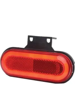 Kramp - LA30154R - Markierungsleuchte LED, Rechteckig, 12-24V, 124x49x20mm