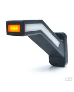 Kramp - LA30163INDX - Markierungsleuchte Rechts LED, 12-24V, 184.9x58x145.5mm, Fahrtrichtungsanzeiger Dynamisch
