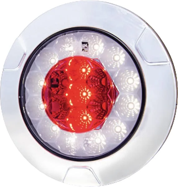 Kramp - LA40001 - Rueckleuchte LED, Rund, 12-24V, Diameter 152mm