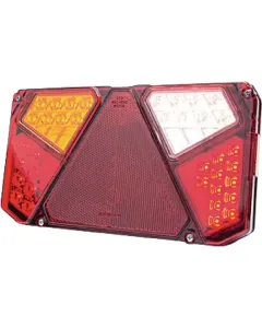 Kramp - LA40008 - Multifunktions-Rueckleuchte Links LED, Rechteckig, 12-24V, 242x134x36.5mm, 7-Polig