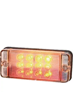 Kramp - LA40010 - Multifunktions-Rueckleuchte LED, Rechteckig, 12-24V, 107.4x46.7x23mm, 5-Polig